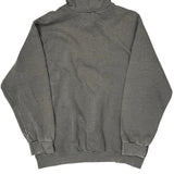 Nike Center Swoosh Hoodie - Large Gray Cotton Blend