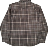 Carhartt Checked Flannel Shirt - XL Gray Cotton