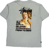 Stussy Graphic T-Shirt - Large White Cotton