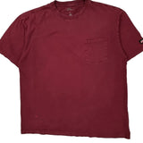 Dickies T-Shirt - XL Burgundy Cotton