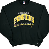 Made In USA Russell Athletic Nhl Sweatshirt - 2XL Black Cotton