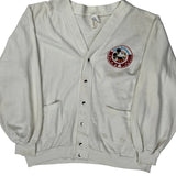 Mickey Mouse Disney Cartoon Sweatshirt - XL White Cotton Blend