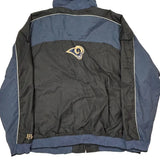 Los Angeles Rams Nfl Football Track Jacket - 2XL Blue Polyester