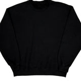Blank Unbranded Sweatshirt - Large Black Cotton