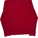 Lacoste Long Sleeve Polo Shirt - XL Red Cotton