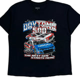 Daytona 500 Nascar T-Shirt - XL Black Cotton