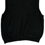 Polo By Ralph Lauren Sweater Vest - Large Black Cotton