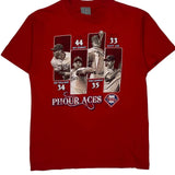 Philadelphia Phillies Mlb Graphic T-Shirt - Medium Red Cotton