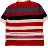 Rocawear Striped Polo Shirt - XL White Cotton