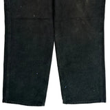 Carhartt Double Knee Carpenter Pants - 38W 30L Black Cotton