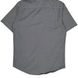 Tommy Hilfiger Checked Short Sleeve Shirt - Medium Black & White Cotton