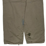 Carhartt Double Knee Carpenter Trousers - 36W 31L Khaki Cotton