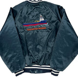 Made In USA Tidewater Marine King Louie Varsity Jacket - XL Navy Polyester