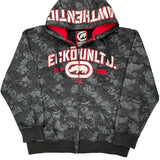 Ecko Unltd Graphic Hoodie - XL Gray Cotton