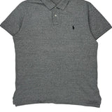 Polo By Ralph Lauren Slim Fit Polo Shirt - XL Grey Cotton
