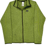 Patagonia Fleece Jacket - XL Green Polyester