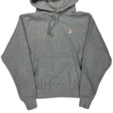 Reverse Weave Champion Hoodie - Medium Grey Cotton Blend