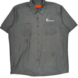 Red Kap Short Sleeve Shirt - XL Gray Polyester Blend