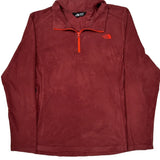 The North Face Fleece - 2XL Burgundy Polyester