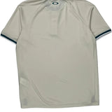 Oakley Polo Shirt - Medium White Polyester