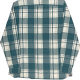 Slim Fit Lacoste Checked Shirt - XL Blue Cotton