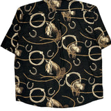 North River Short Sleeve Shirt - 2XL Black Cotton