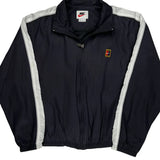 Nike Track Jacket - Large White Polyester