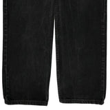 505 Levis Jeans - 34W 31L Black Cotton