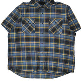 Racing Division Harley Davidson Checked Flannel Shirt - 2XL Yellow Cotton