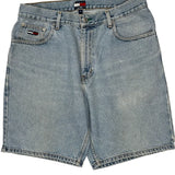 Tommy Jeans Denim Shorts - 35W 10L Light Wash Denim