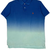 Ralph Lauren Polo Shirt - XL Blue Cotton