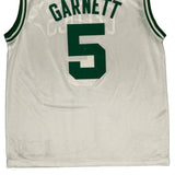 Boston Celtics Adidas Nba Jersey - Large White Polyester
