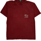 Harley Davidson Graphic T-Shirt - XL Burgundy Cotton