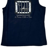 Hale'S Harley-Davidson Harley Davidson Graphic Vest - Medium Blue Cotton