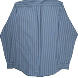 Ralph Lauren Striped Shirt - Large Blue Cotton