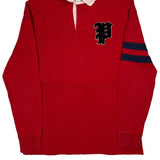 Polo By Ralph Lauren Rugby Shirt - Medium Red Cotton
