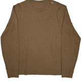Polo By Ralph Lauren Long Sleeve T-Shirt - Large Brown Cotton