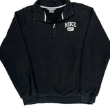 Nike 1/4 Zip - Medium Black Cotton