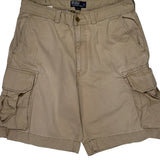 Polo By Ralph Lauren Cargo Shorts - 35W 9L Beige Cotton