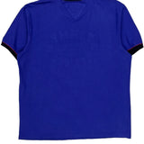 Tommy Jeans Ringer T-Shirt - Large Blue Cotton