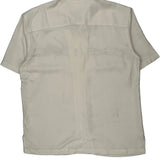 Harley Davidson Graphic Short Sleeve Shirt - Large Cream Polyester