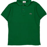 Lacoste Polo Shirt - XS Green Cotton