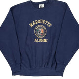 Made In USA Lee College Sweatshirt - 2XL Navy Cotton