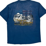 Sturgis Black Hills Rally 2009 Harley Davidson Graphic T-Shirt - XL Blue Cotton