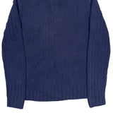Polo By Ralph Lauren Striped 1/4 Zip - XL Blue Cotton