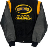 National Champion American Cheer Power Varsity Jacket - Small Grey Leather