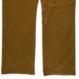 Carhartt Carpenter Trousers - 34W 32L Brown Cotton