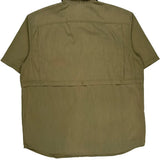 Carhartt Short Sleeve Shirt - XL Green Cotton Blend
