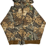 Gander Mountain Camo Jacket - Large Brown Cotton Blend