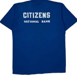American Cancer Society Jerzees Single Stitch T-Shirt - Large Blue Cotton